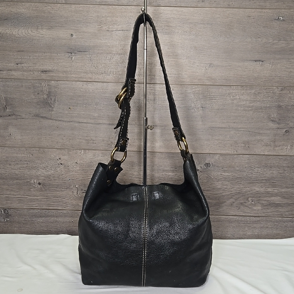 Lucky Brand Black Leather Shoulder Bag